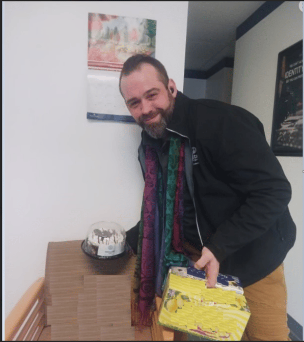 We love having Adam on our team -- he is celebrating his work anniversary today.
A Team Adam!