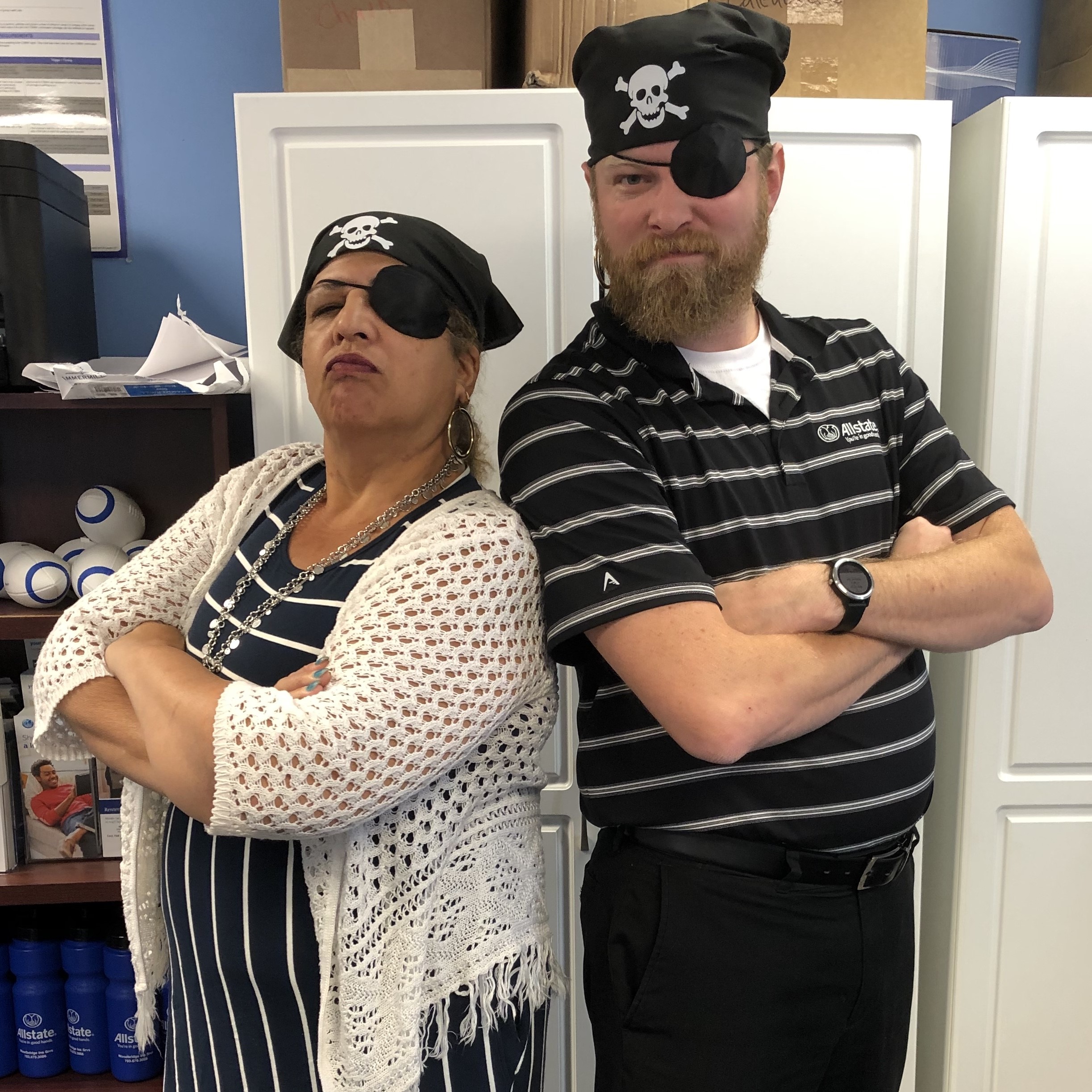 We had a good time on "Talk Like a Pirate" day!