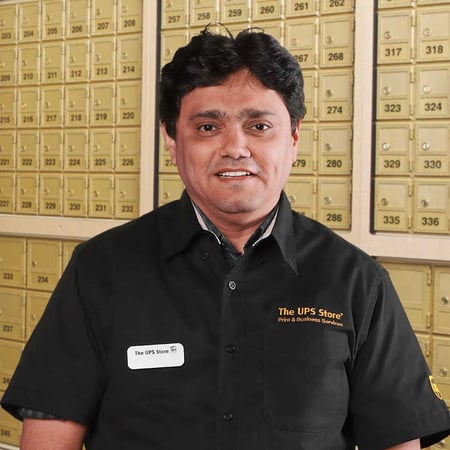 Male store owner
