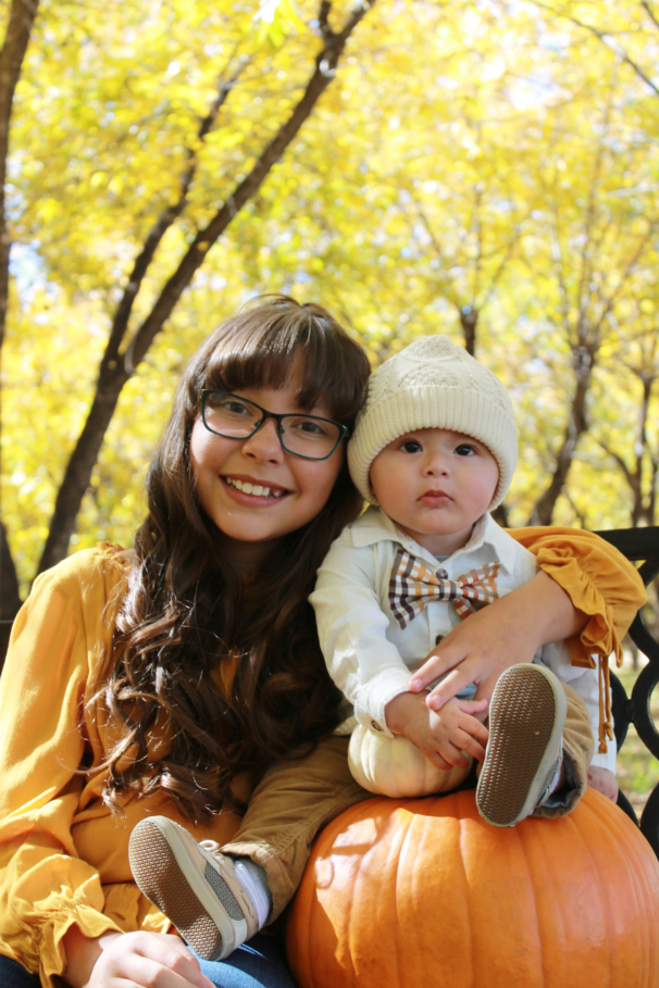 My daughter and son