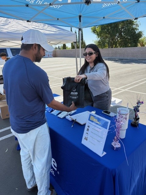 out in the community