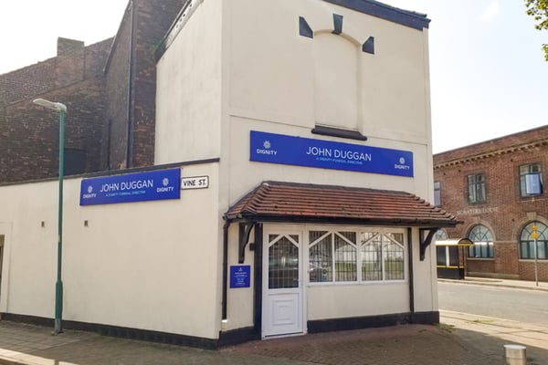 John Duggan Funeral Directors in Widnes, Cheshire.