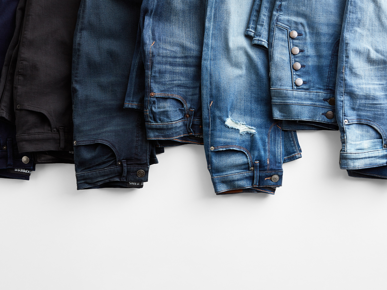 Shop men's and women's jeans at Express online or in-store