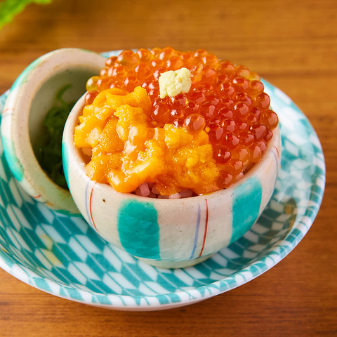 うにいくらハーフ丼