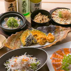 【日~木曜限定】■粋-Iki-■名物 鶏天と創作和食のコース【2時間飲み放題付き6品2980円】