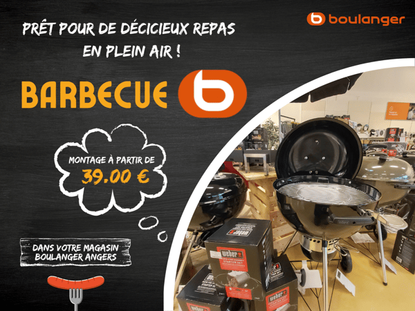 barbecue plancha weber le marquier, campingaz magasin boulanger angers