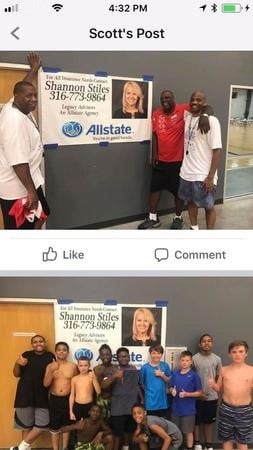We love sponsoring the local kids for basketball every year.