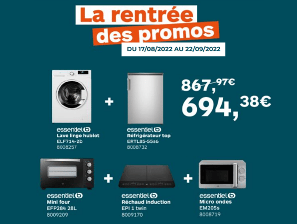 Découvrez notre pack EssentielB pour équiper votre logement !