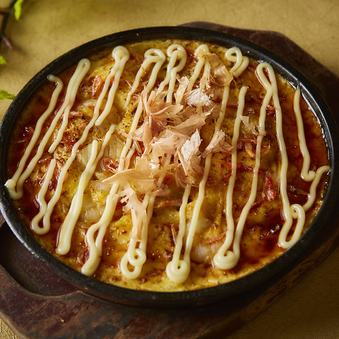 山芋鉄板焼き~お好み焼き風~