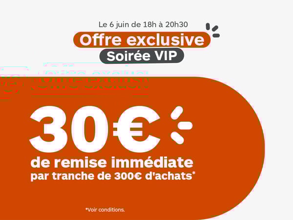 Soirée VIP le vendredi 6 juin de 18h à 20h30!