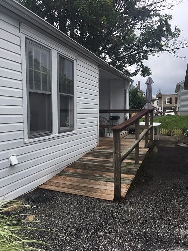 ADA Access ramp is located out back