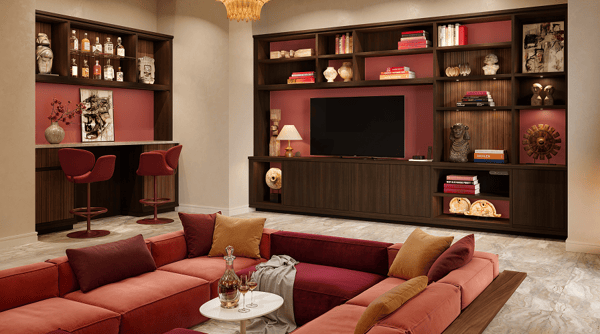 Entertainment Center, California Closets