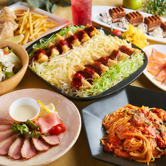 『椿~Tsubakiコース』鉄板餃子チーズフォンデュ付き女子会♪◇2時間飲み放題付【7品2980円】