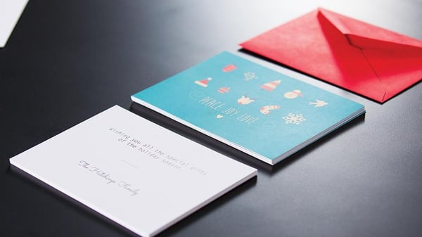 Holiday greeting cards printed at The UPS Store
