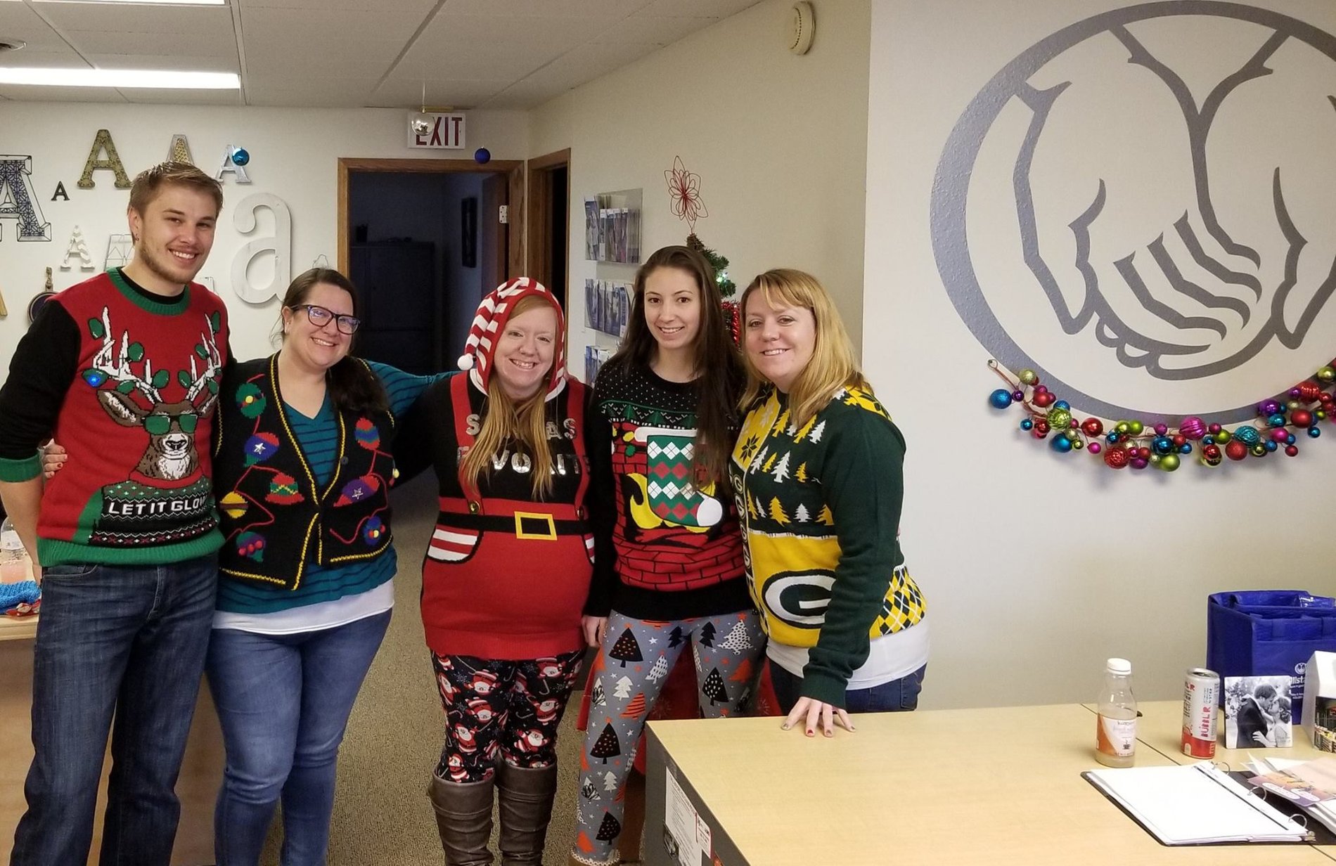 Our team celebrating Christmas!