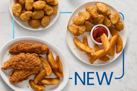 new chicken nuggets chicken strips and sides