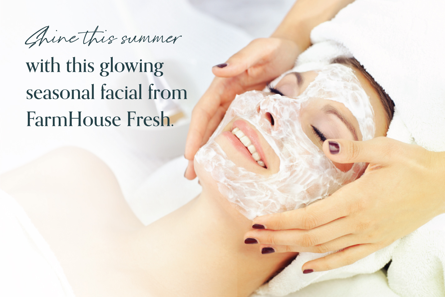 Woodhouse Spa summer seasonal facial treatment