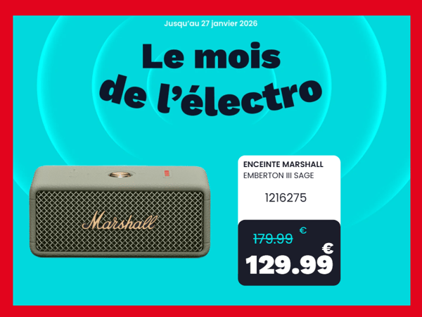 Enceinte portable MARSHALL Emberton III Sage