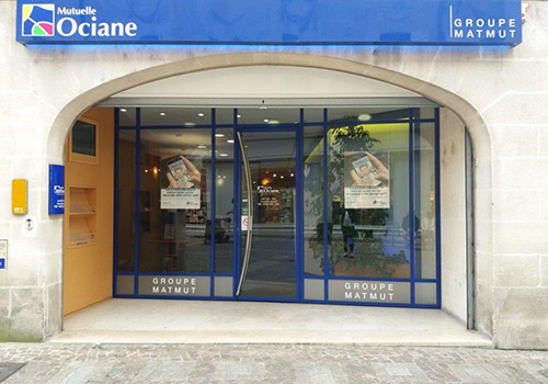 Façade de l'agence au 2 Bis Rue Gambetta à Libourne