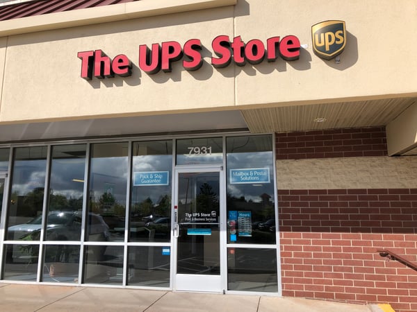 Facade of The UPS Store The Market at Southpark