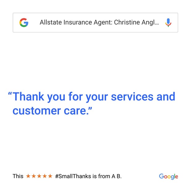 Christine Angles - Small Thanks with Google