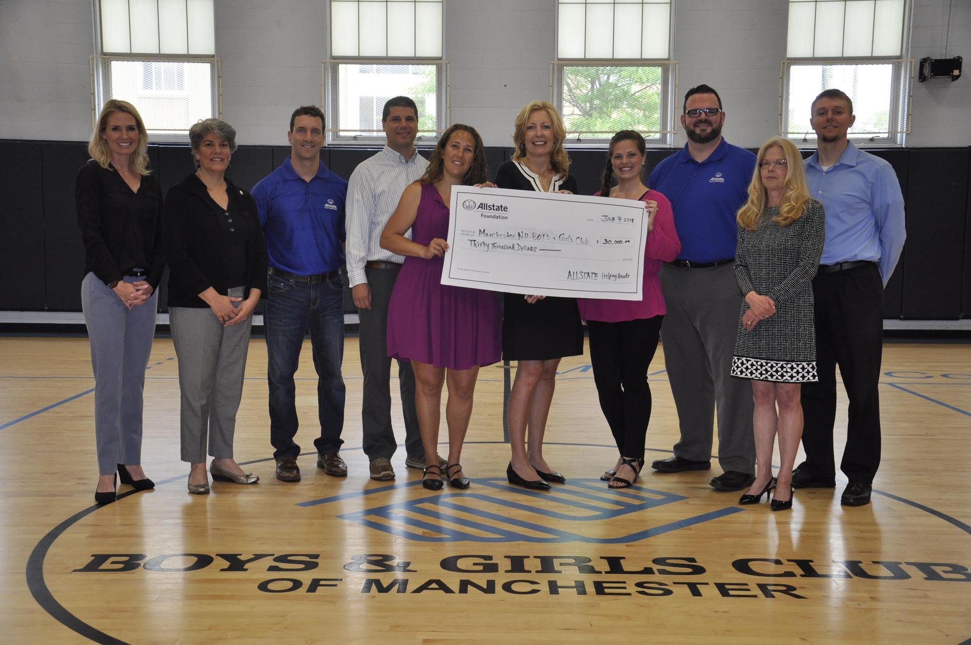 We were proud to team up with other agents in the area to show our support for the Boys & Girls Club of Manchester.