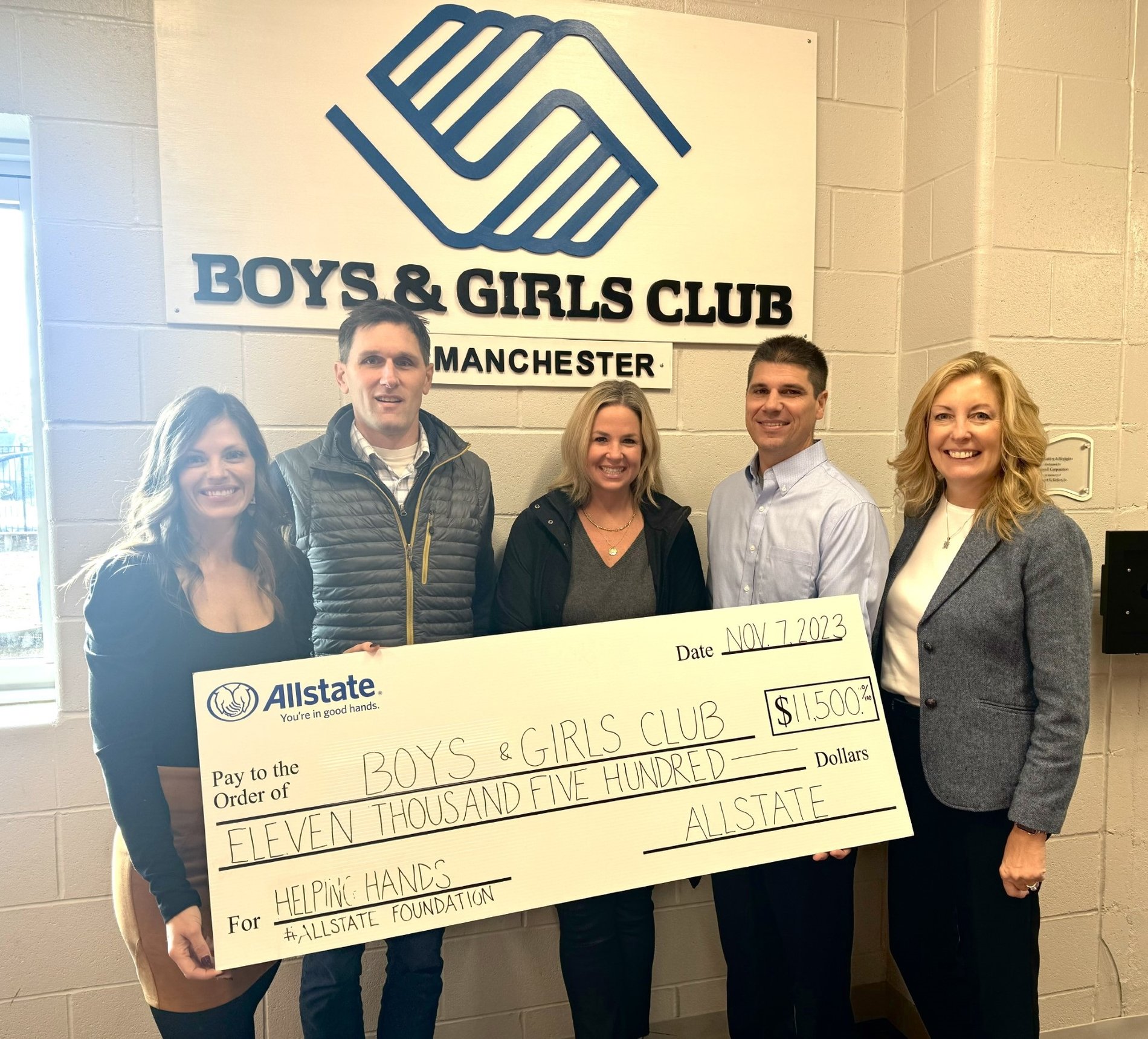 So honored to have been able to spearhead the Allstate Foundation Helping Hands grant this year! We were able to donate $11500 to the Boys and Girls Club and help empower the youth in our community.
