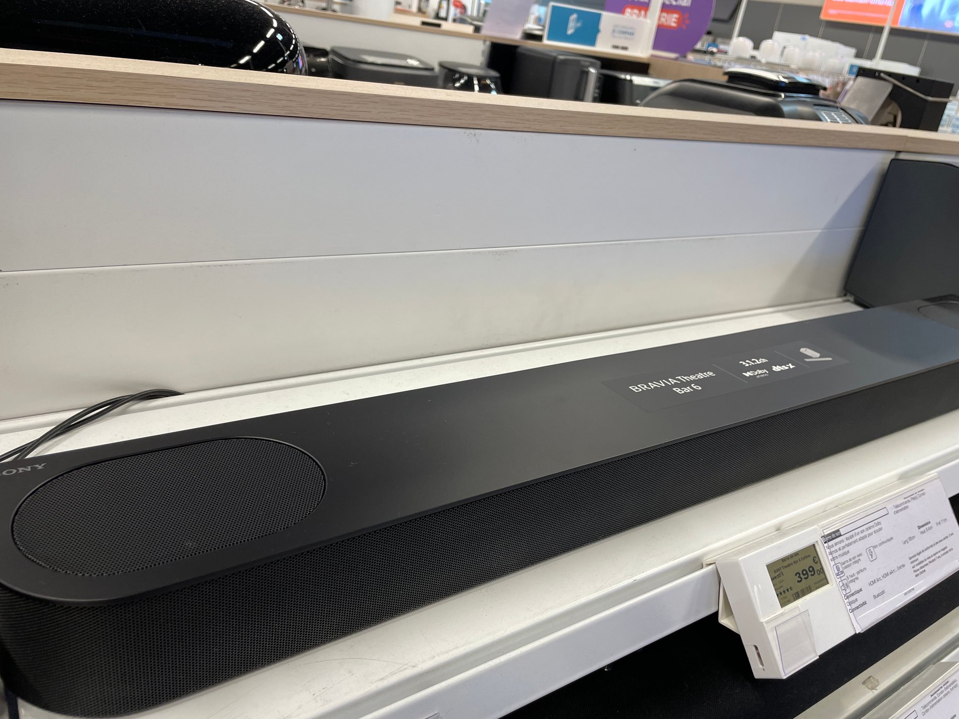Barre de son Sony chez Boulanger Bourg-en-Bresse