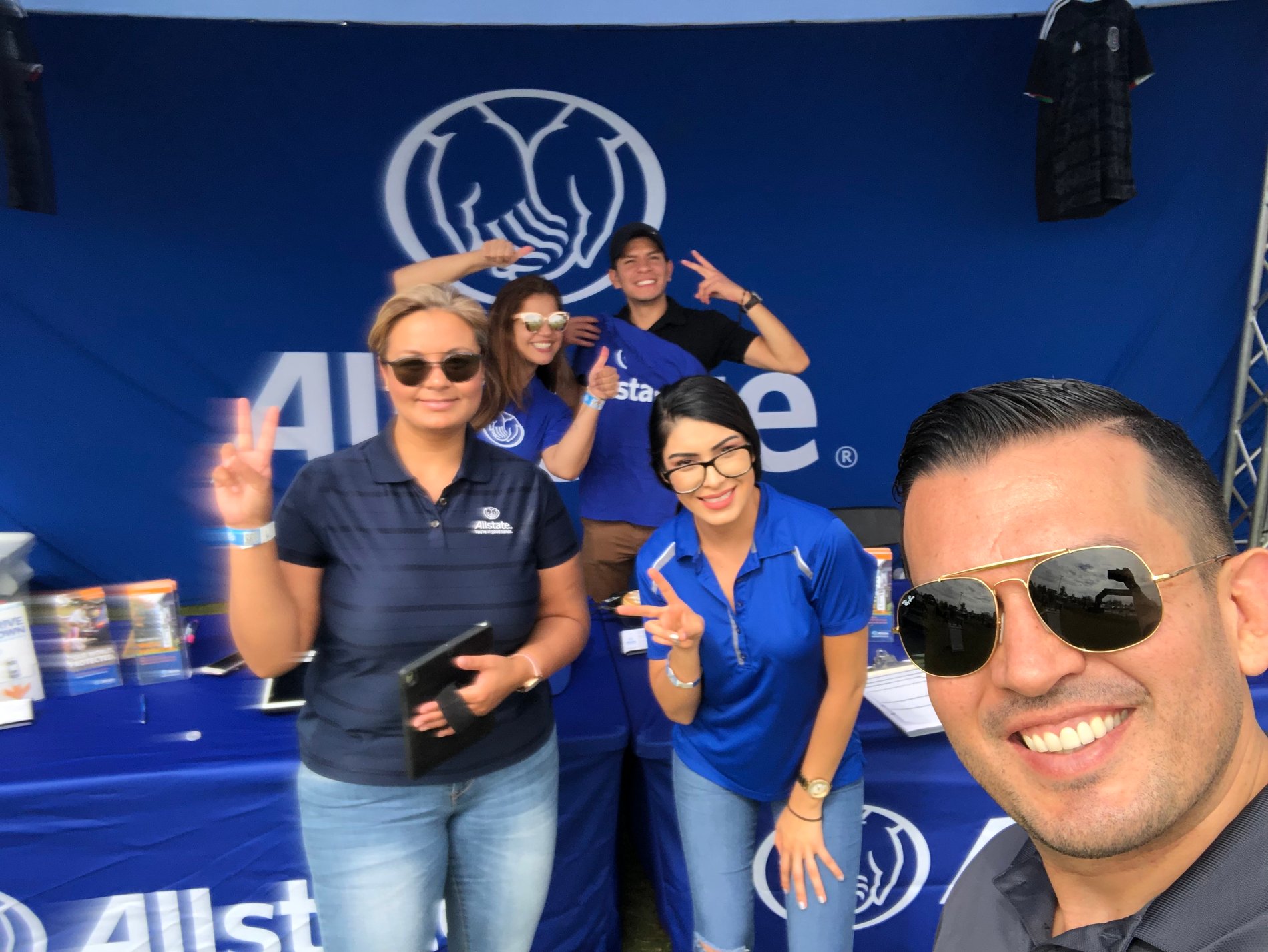 Happy Staff and Agent