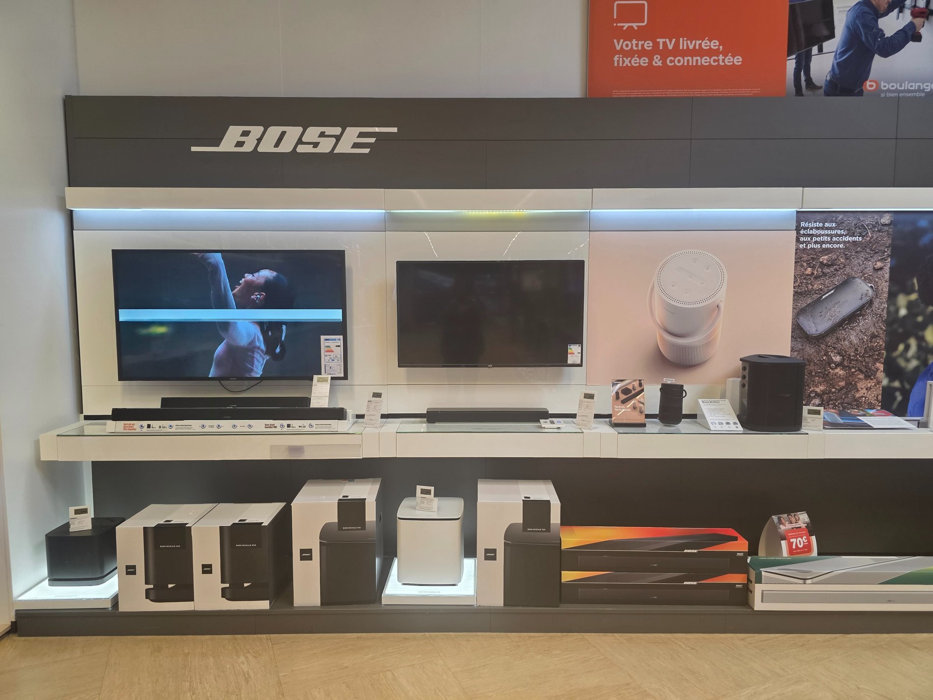 les produits bose - magasin Boulanger Valenciennes - Petite-Forêt