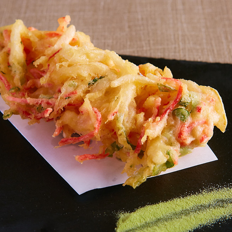 特大!紫蘇紅しょうがのかき揚げ