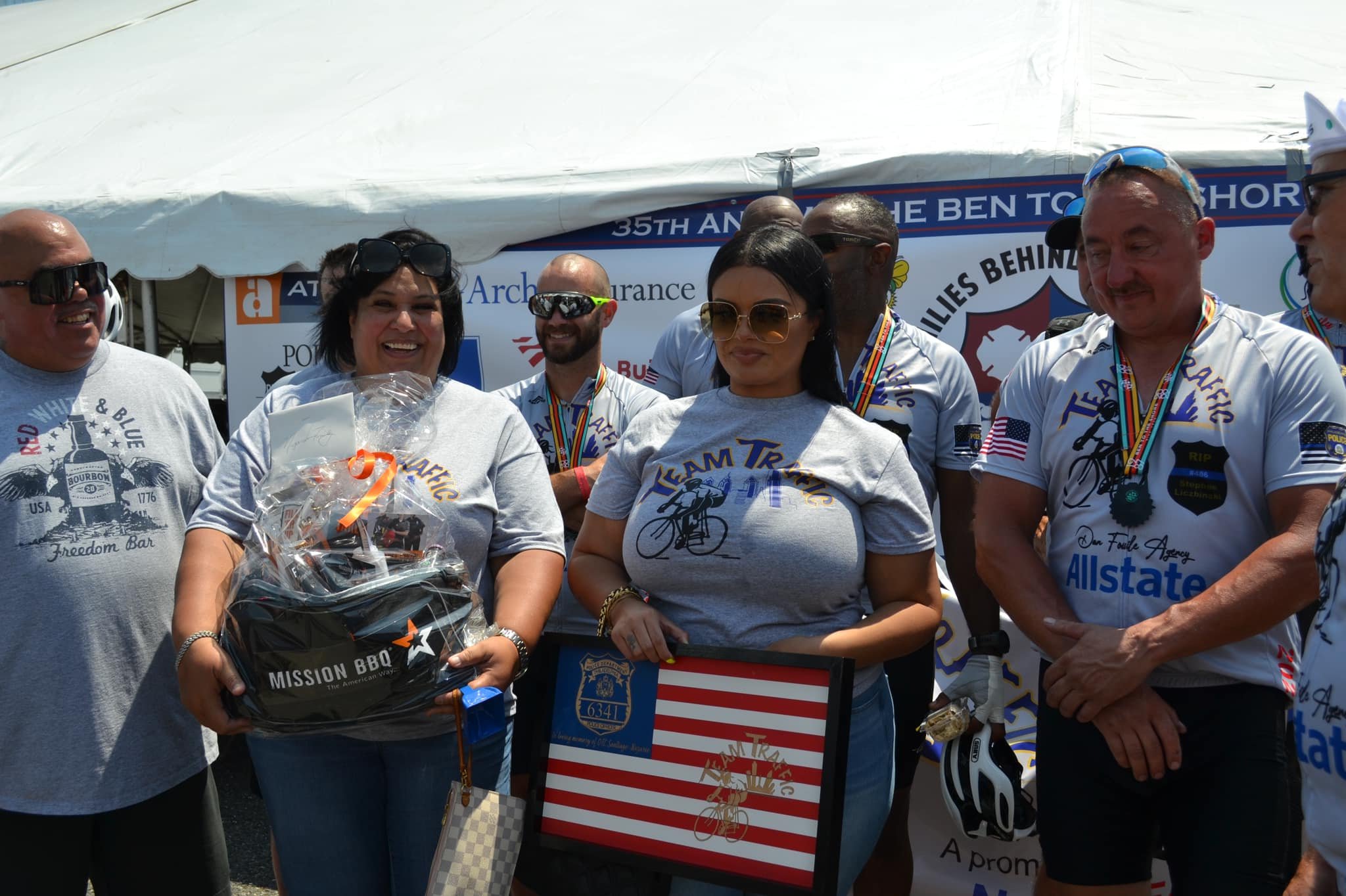 2022 Ben to the Shore Charity Bike Tour - Team Traffic - Supporting Our First Responders