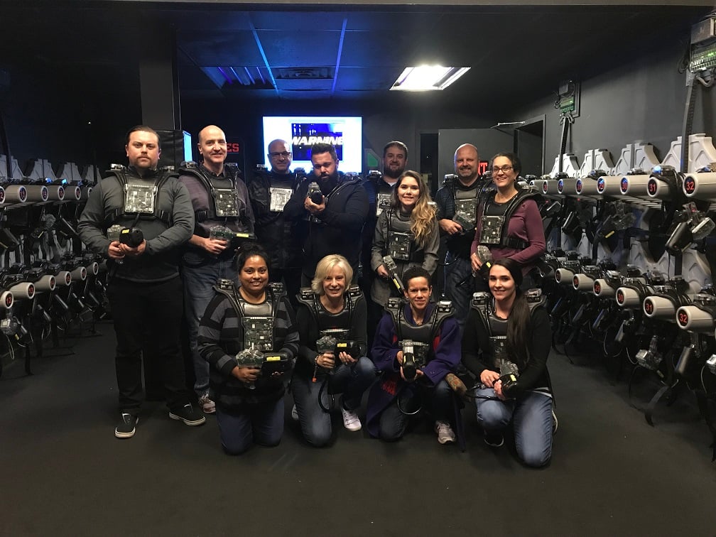 Agency team building event at iPlay America.