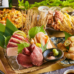 【肉和食】極上ローストビーフのうにくや甘辛トンテキ!■2時間飲み放題付き8品4000円⇒3500円