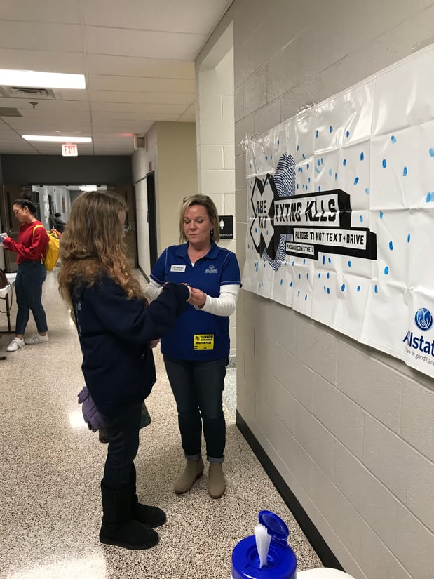 X the TXT education program at Fairview High School