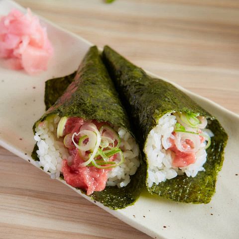 ねぎとろ手巻き(一本)
