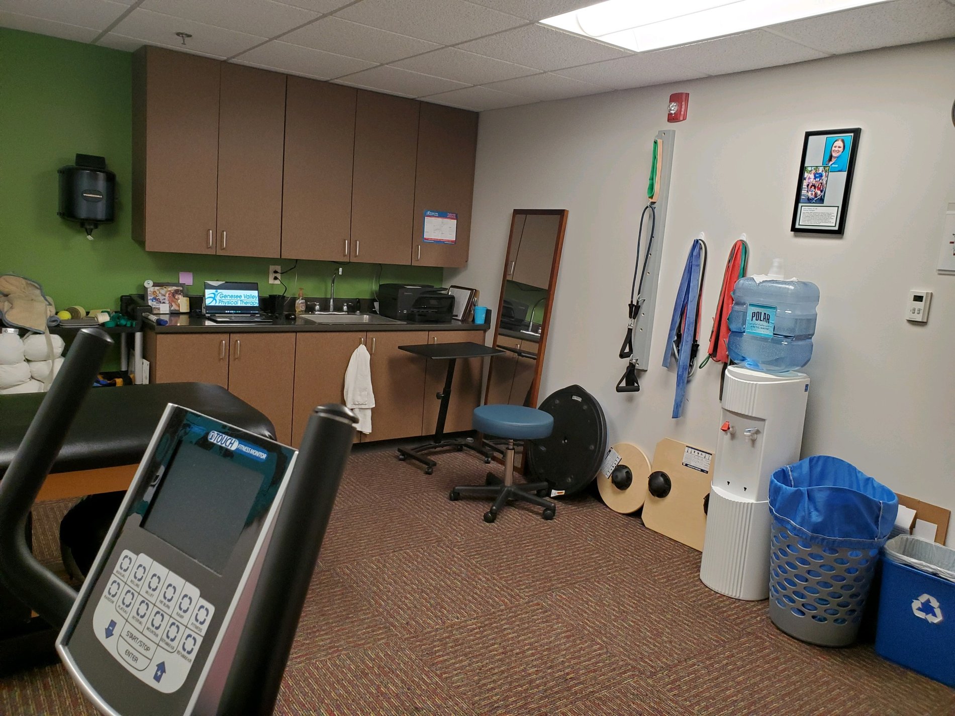 Clinic Room- NY-Webster-Chiyoda-MVPT clinic room with PT equipment.