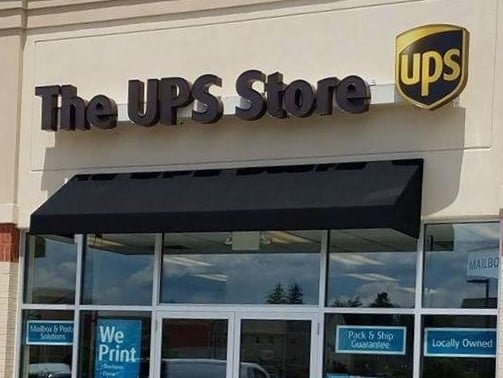 Facade of The UPS Store Lewisburg