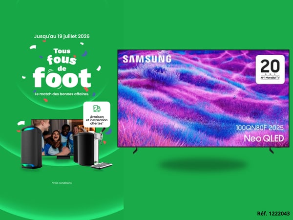 TV Mini Led SAMSUNG TQ100QN80F 2025-100 pouces (252cm)