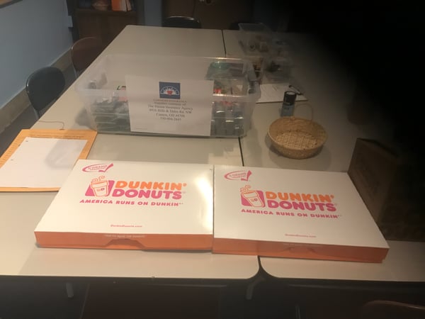 Donuts & Supplies to Whittier school teachers!