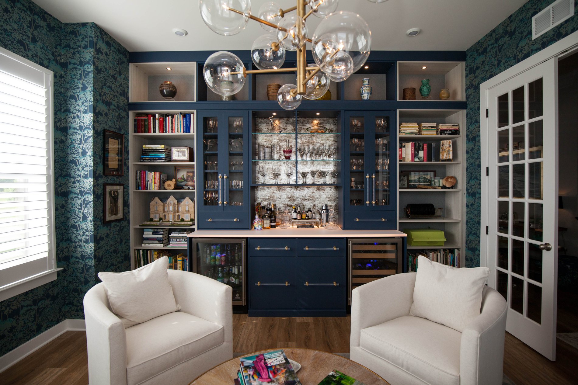 Custom Wine Bar
Designed by: Sheri Ockels
Photo Credit: Marisa Thompson Photography Custom Wine Bar
Designed by: Sheri Ockels
Photo Credit: Marisa Thompson Photography