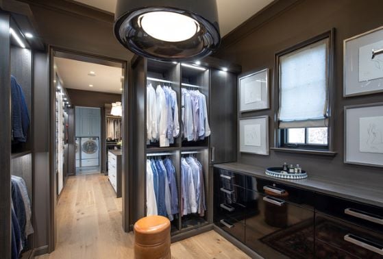 "His" Walk-in Closet Walk-in closet