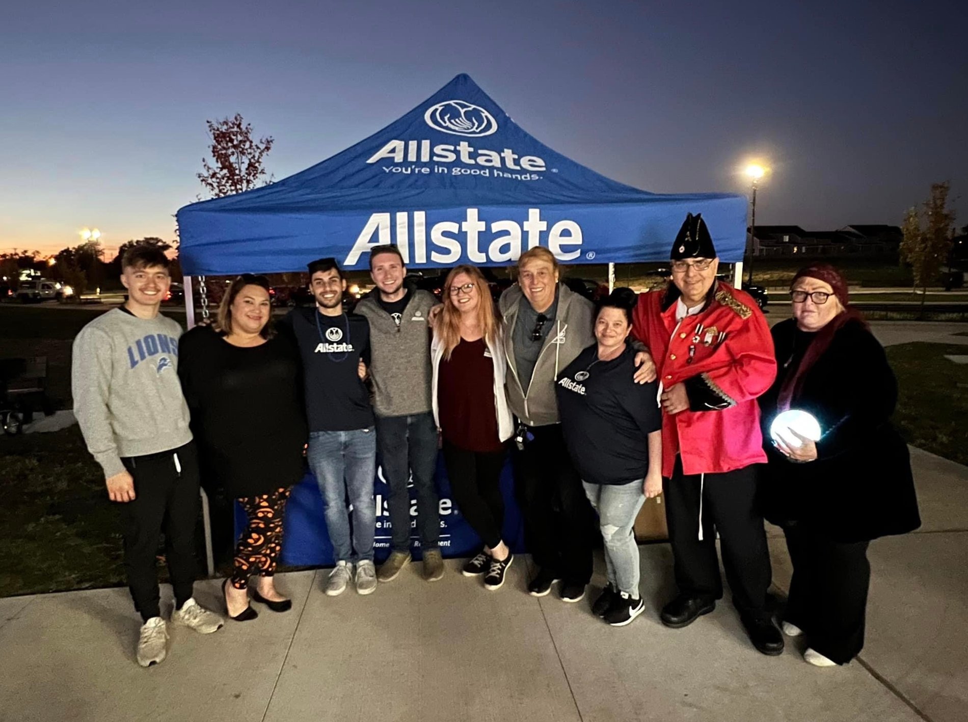 Our agency hosts an annual Trunk or Treat in October. Here's a picture of our team from last year's event!