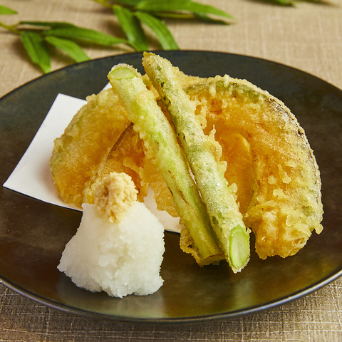 野菜天3種盛り