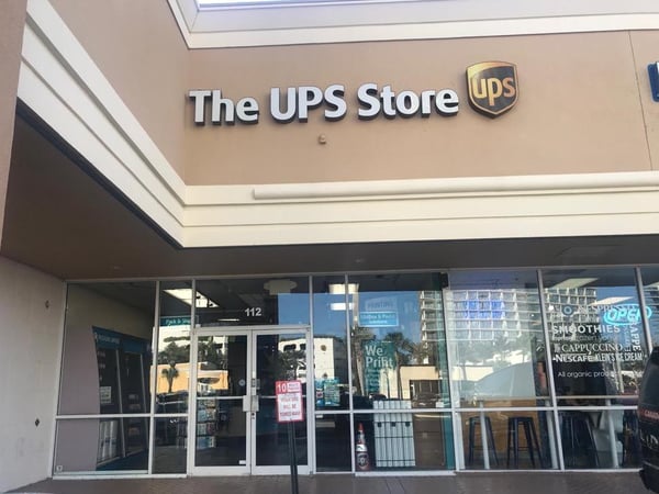 Exterior storefront image of The UPS Store #4432 in 16850 Collins Ave. Suite112 
Sunny Isles Beach Fl 33160