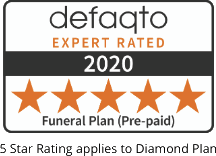 Defaqto 5 Star Rating for Dignity Funeral Plans