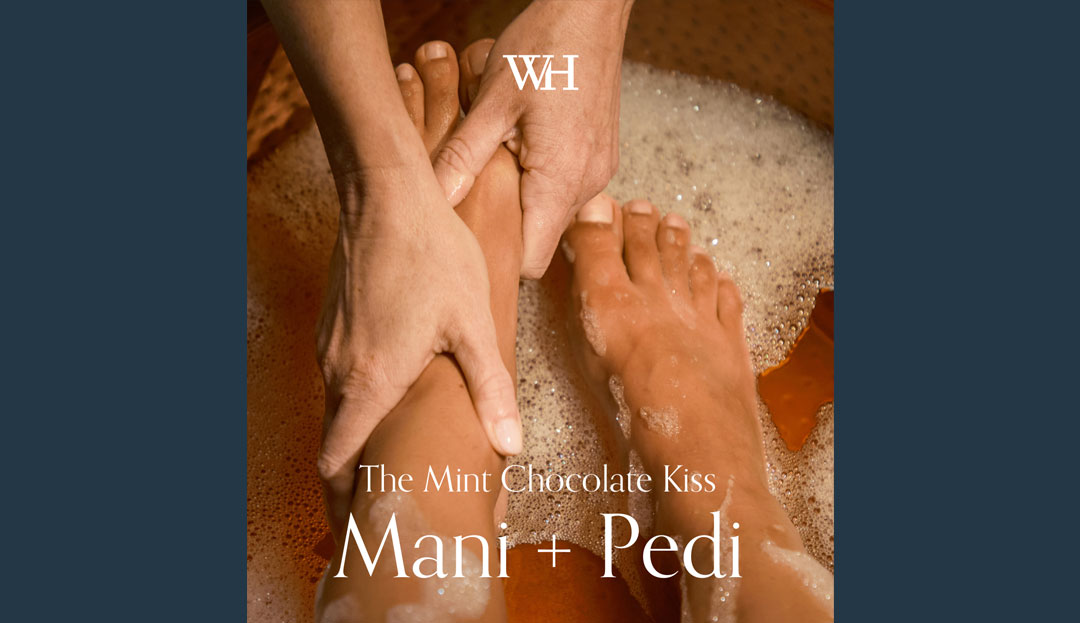 The Chocolate Mint Kiss Mani - Pedi