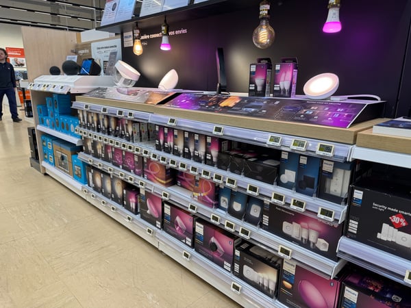 Venez découvrir notre gamme d'éclairage connecté dans votre magasin Boulanger Montévrain