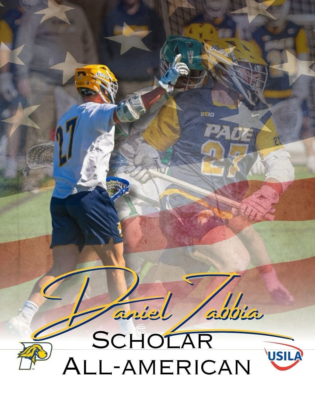 Our Licensed Agent, Daniel was named an All American Lacrosse player and Scholar All American in his Senior Year.