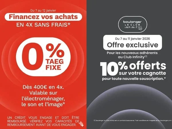 Cagnottage
offres
fidélité
infinity
dartymax
fnac
darty
bordeaux
boulanger
ste eulalie
sainte eulalie
carbon blanc
lave vaisselle
tv
lave linge
aspirateur
balai
asirateur laveur
robot
cuisine
cuisson
plaque
induction
frigo
réfrigérateur
listo
sony
essentiel b
haier
hisense
samsung
lg
whirlpool
miele
asus
acer
HP
victus
vivobook
offres
rentrée
promos
soldes
reductions
bons plans